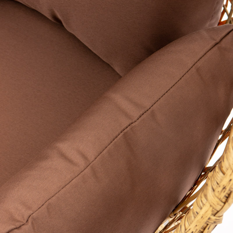 Fotel obrotowy z poduszkami