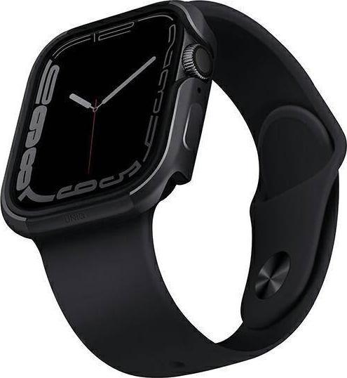 Uniq UNIQ etui Valencia Apple Watch Series 4/5/6/7/SE 40/41mm. grafitowy/graphite