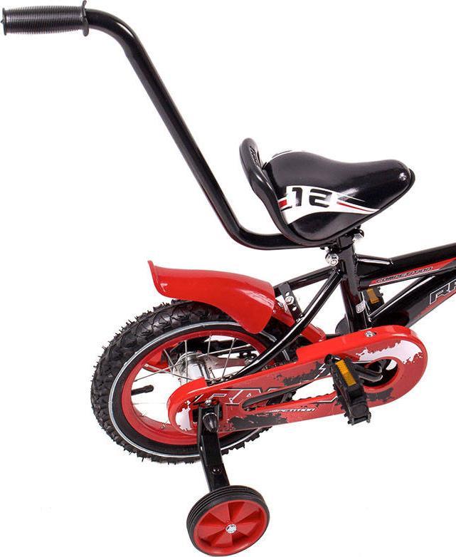 фото Дитячий двоколісний велосипед Vivo Racer 12 Black/Red