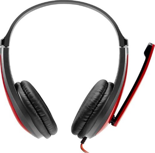 фото Навушники з мікрофоном Canyon CNS-CHSC1BR Black/Red