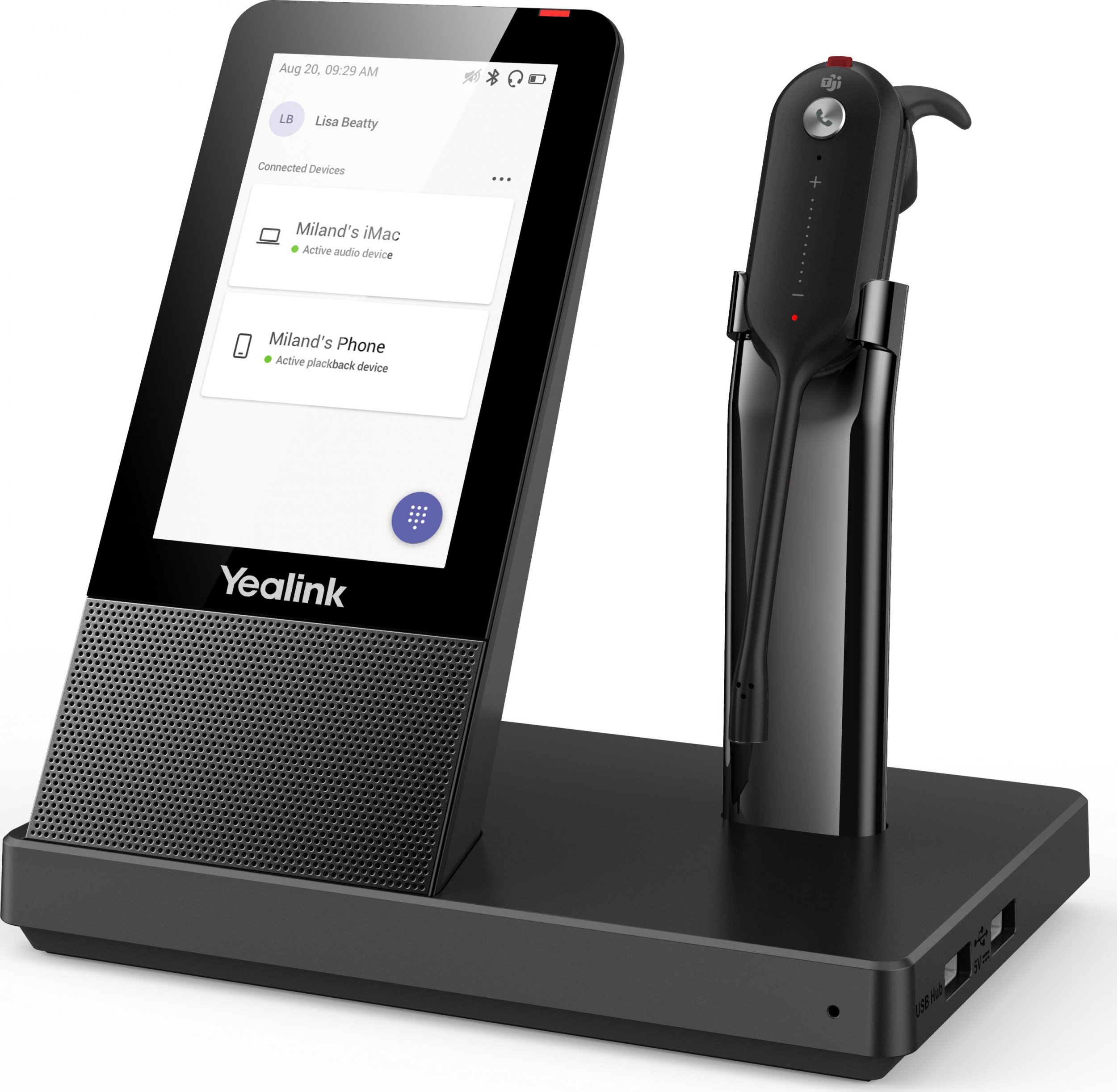 фото Bluetooth-гарнітура Yealink WH67 UC (1308041)