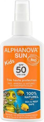 Alphanova Sun KIDS, Bio Spray Przeciwsłoneczny filtr 50