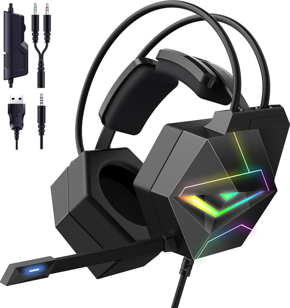 фото Навушники з мікрофоном Onikuma X20 Black