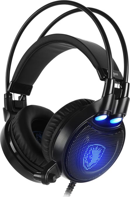 фото Навушники з мікрофоном Sades Octupus Plus Black (SA-912)
