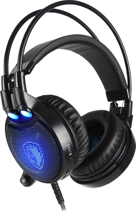 фото Навушники з мікрофоном Sades Octupus Plus Black (SA-912)