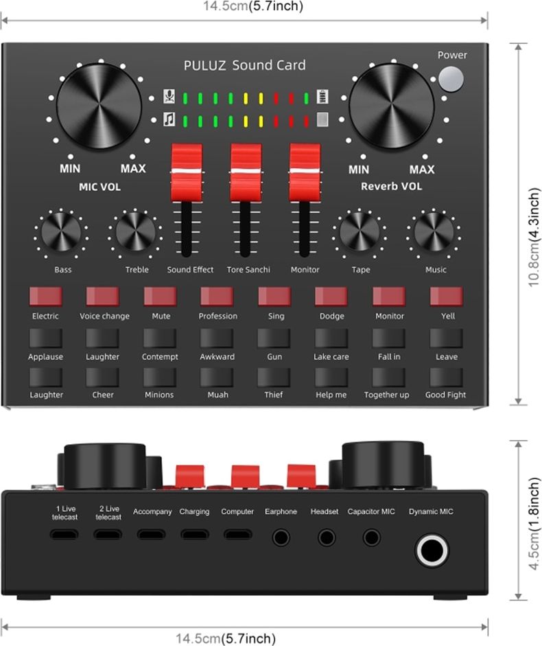 фото Звукова карта Puluz SB6471