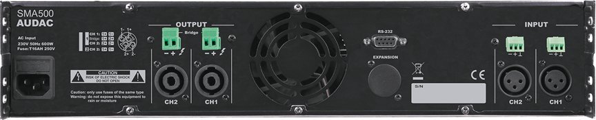 фото Підсилювач потужності Audac SMA500