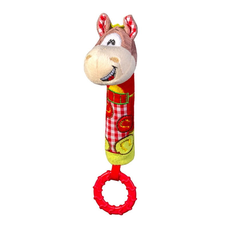 BabyOno Zabawka piszcząca z gryzakiem Konik (ON-1209)