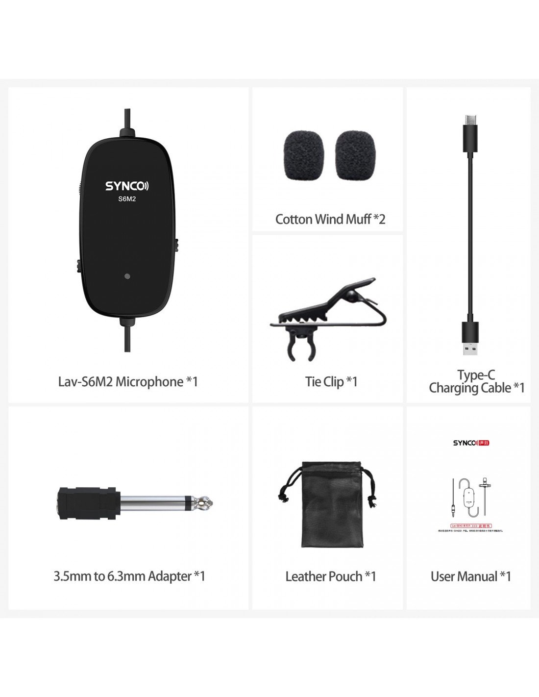 фото Мікрофон петличний Synco Lav-S6M2