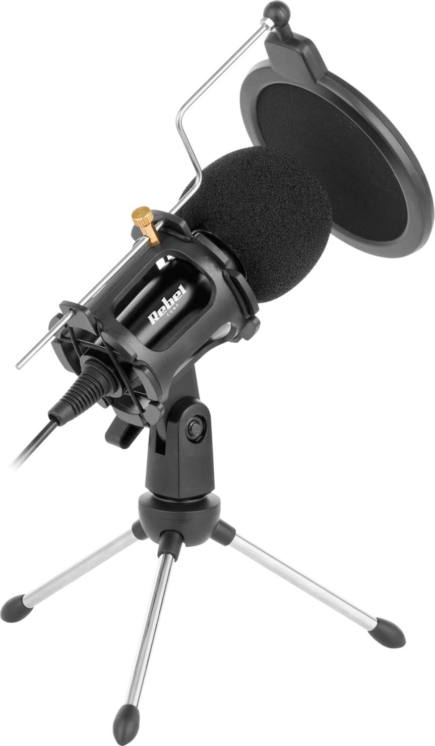 фото Мікрофон для ПК/ для стрімінгу, подкастів Rebel KOM1052