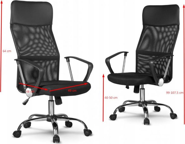 фото Офісне Крісло Topeshop Nemo Black-Blue (NEMO NIE)