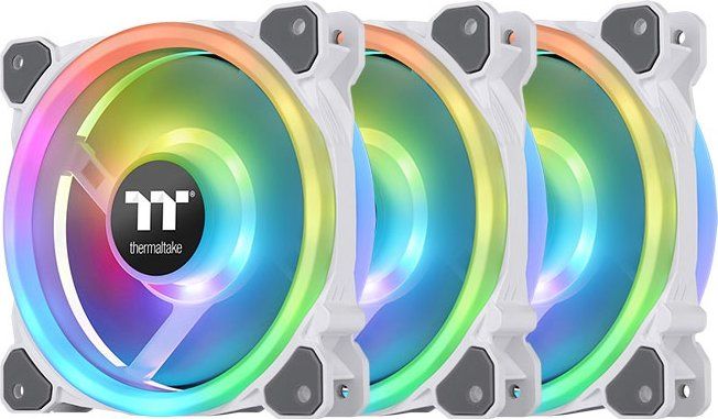 фото Вентилятор Thermaltake Riing Trio 12 RGB White 3-pack (CL-F126-PL12SW-A)