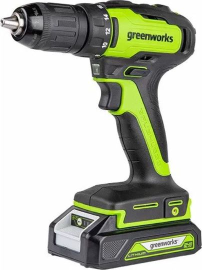 фото Шурупокрут Greenworks GD24DD35K2