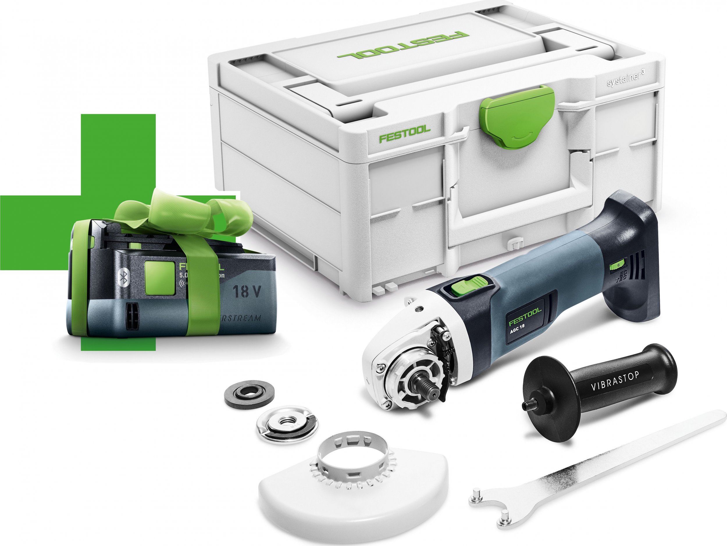фото Болгарка (кутова шліфувальна) Festool AGC 18-125 EB-Basic 5.0 (577031)