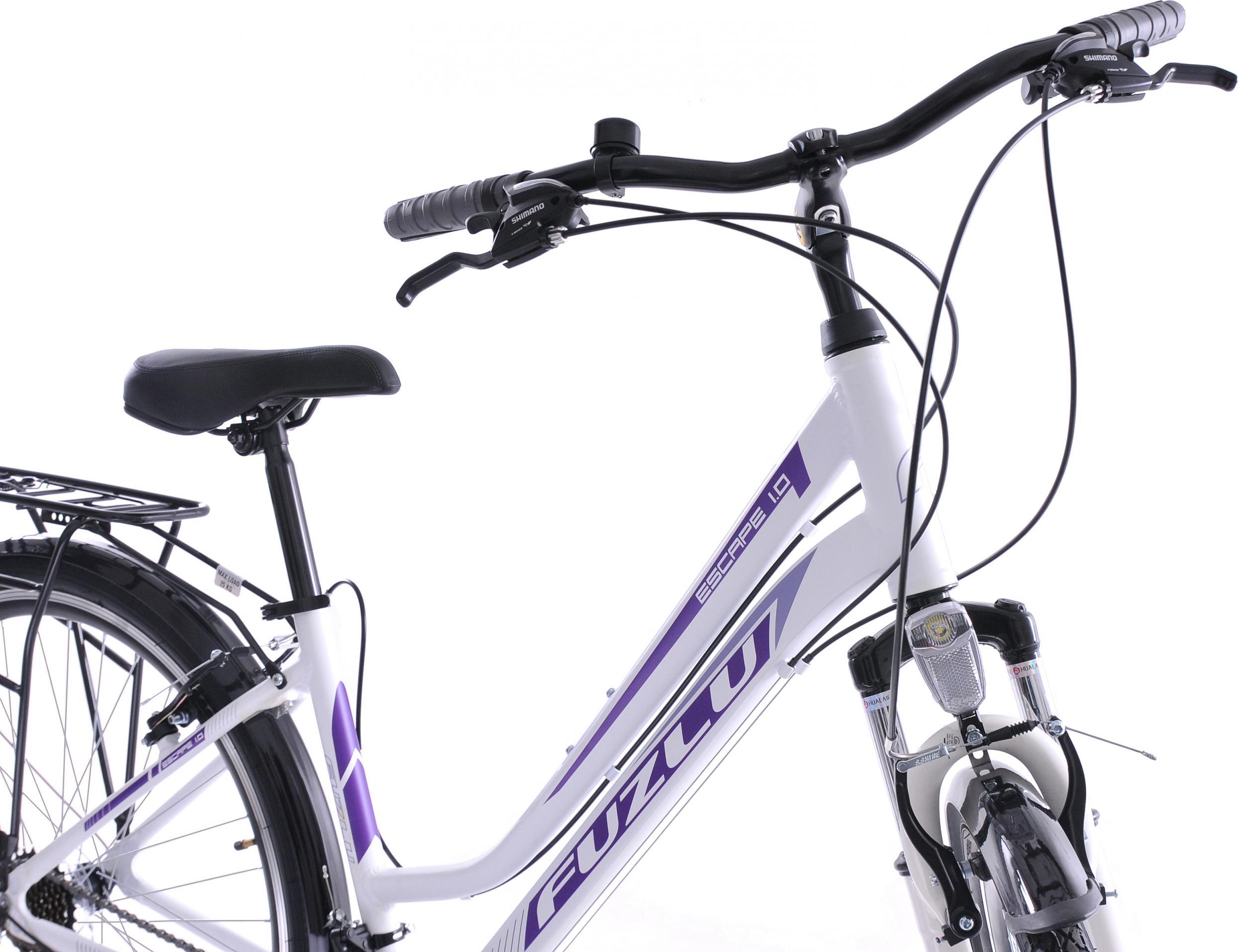 фото Велосипед туристичний Fuzlu Escape 1.0 Lady White/Purple