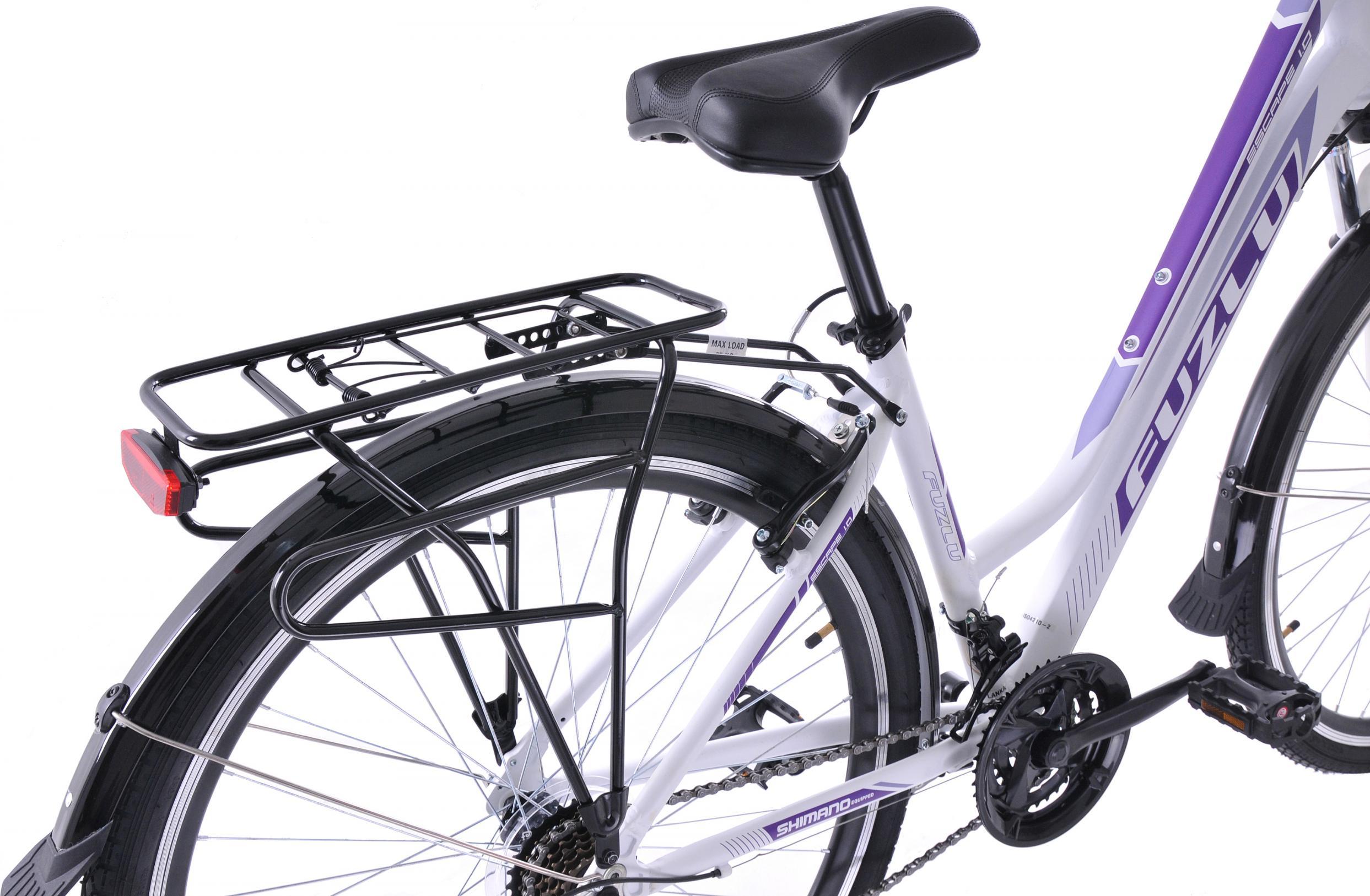 фото Велосипед туристичний Fuzlu Escape 1.0 Lady White/Purple
