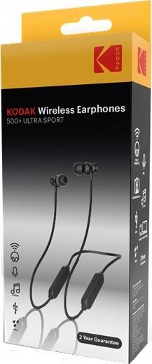 фото Навушники з мікрофоном Kodak 500+ Ultra Sport Black