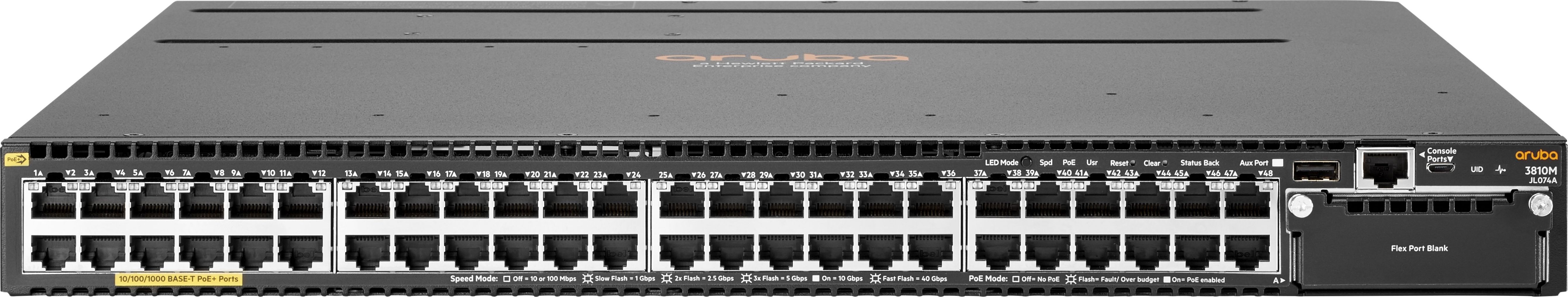 фото Комутатор керований HP Aruba 3810M 48G (JL074A)