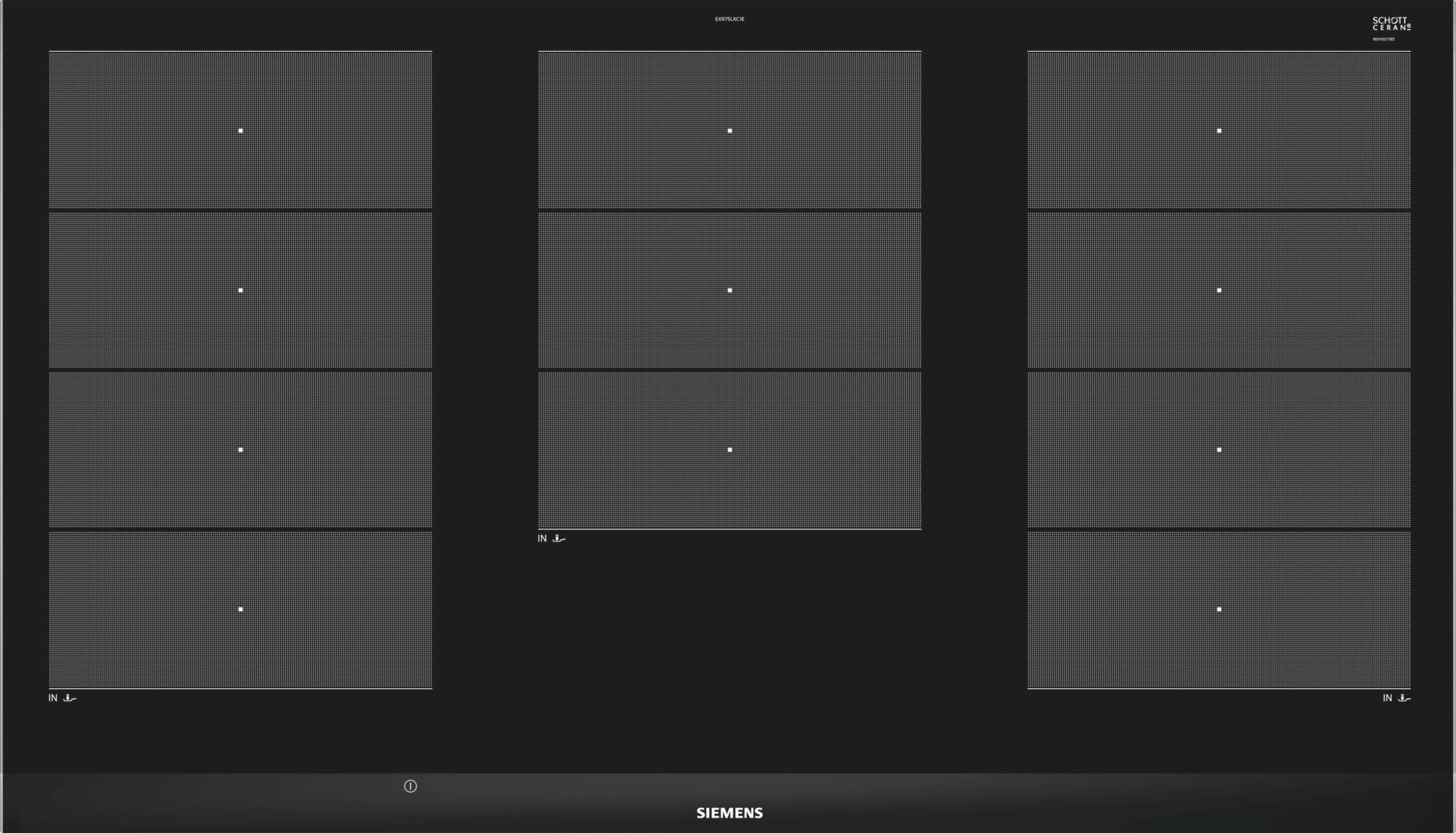 фото Індукційна варильна поверхня Siemens EX975LXC1E