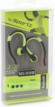 фото Навушники без мікрофону Fiesta MS-808 Green (43515)