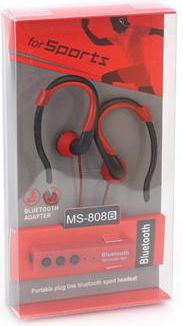 фото Навушники без мікрофону Fiesta MS-808 Red (43516)