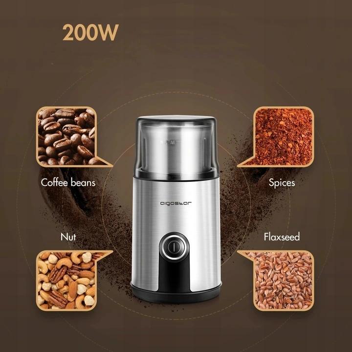 фото Кавомолки електричної Aigostar Otto 300105RYH