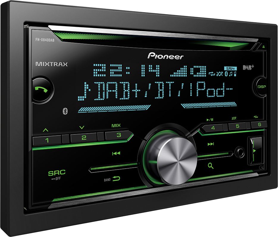 фото Бездискова MP3-магнітола Pioneer FH-X840DAB