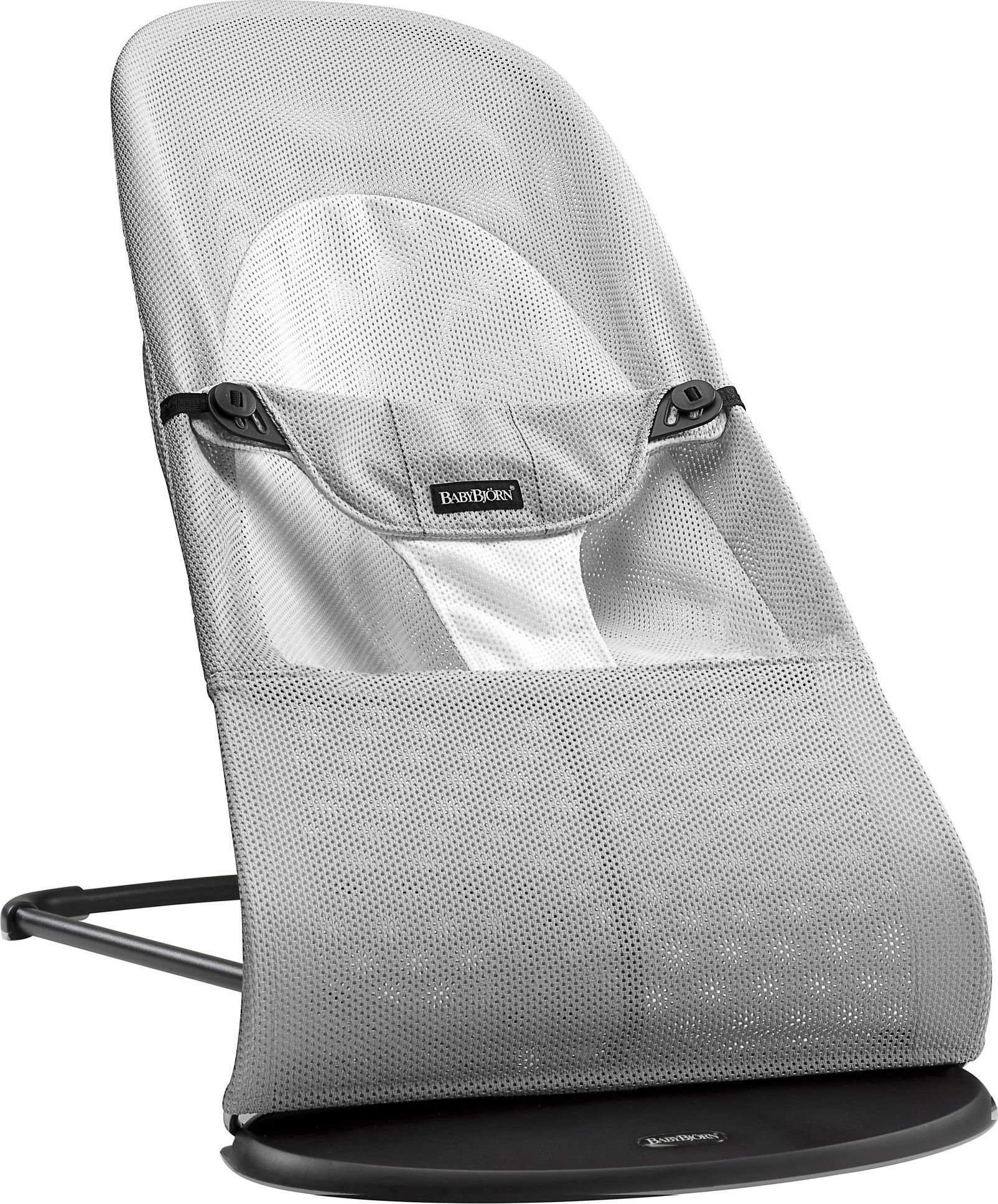 BabyBjorn Leżaczek BALANCE SOFT MESH SREBRNY/BIAŁY