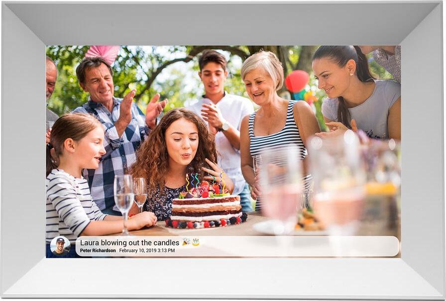 фото Цифрова фоторамка Denver Frameo PFF-1063 White 16 GB