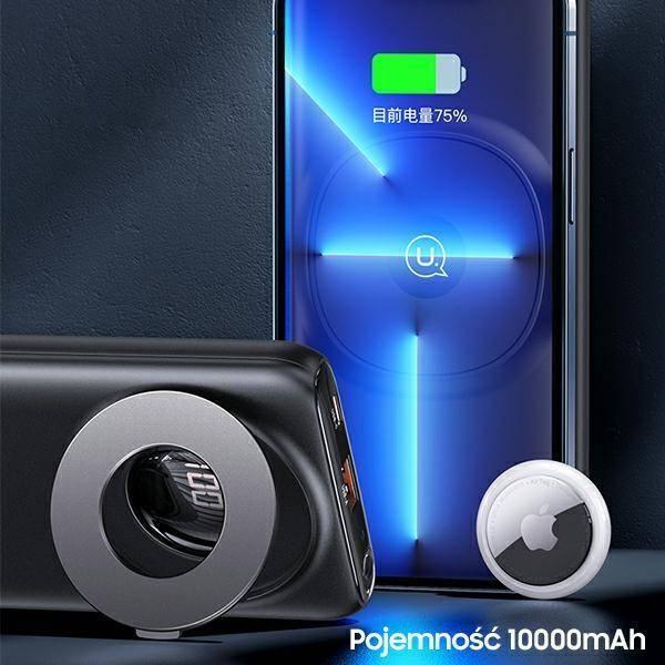 фото Зовнішній акумулятор (павербанк) Usams US-PB62 10000mAh Dark Blue