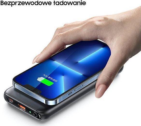 фото Зовнішній акумулятор (павербанк) Usams US-PB62 10000mAh Dark Blue