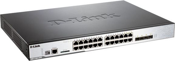 фото Комутатор керований 2 рівня D-Link DWS-3160-24PC