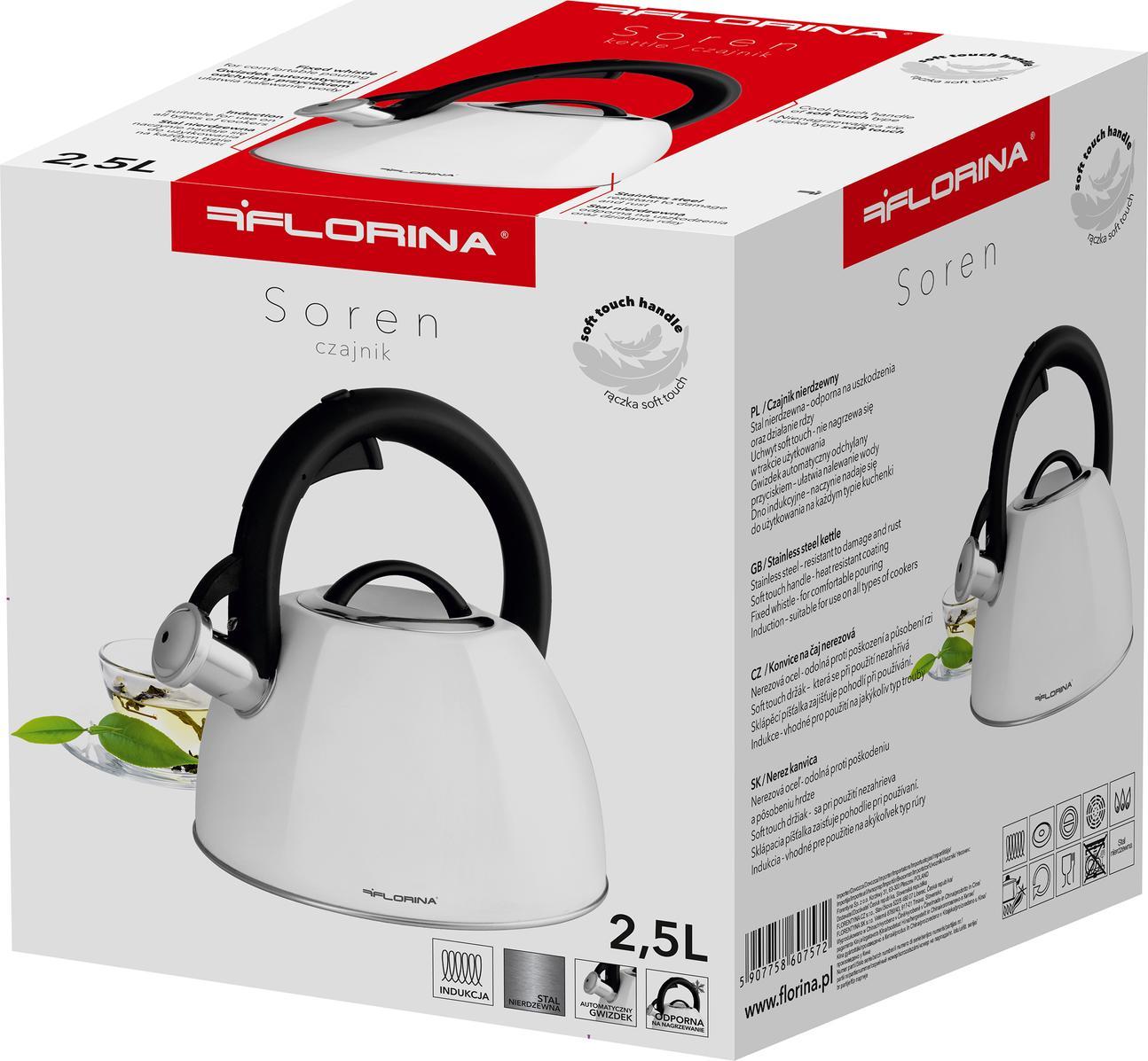 фото Чайник Florina Soren White