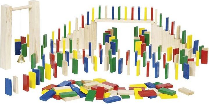 Goki Domino Rallye, 250 el. w bawełnianym worku (HS440)