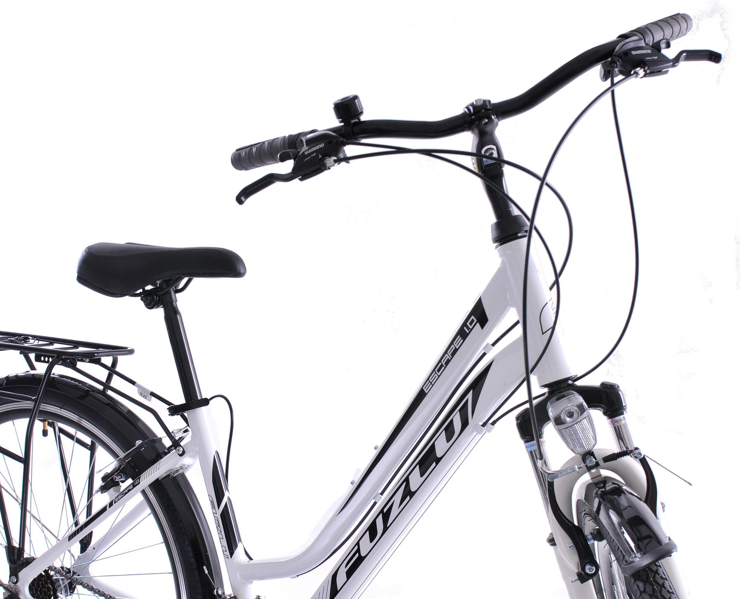 фото Велосипед туристичний Fuzlu Escape 1.0 Lady White/Black