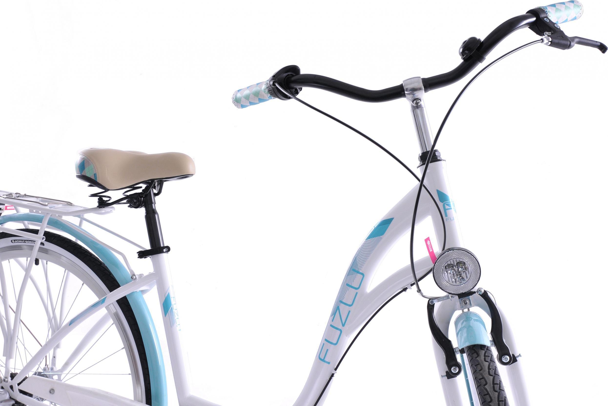 фото Велосипед міський Fuzlu Nevada 28 S3 White Ocean