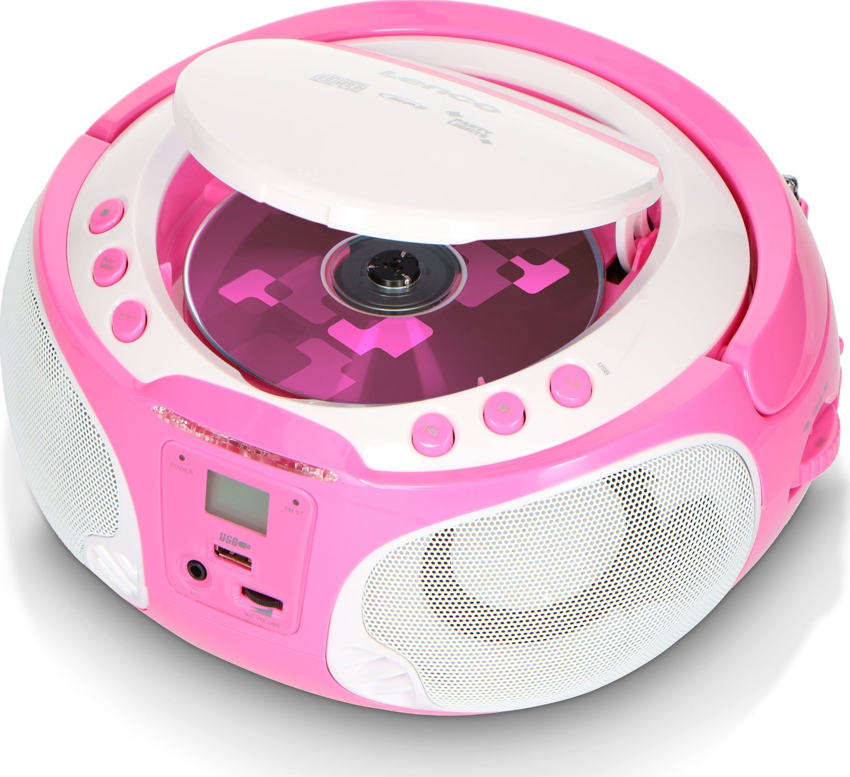 фото Магнитола Lenco SCD-650 pink
