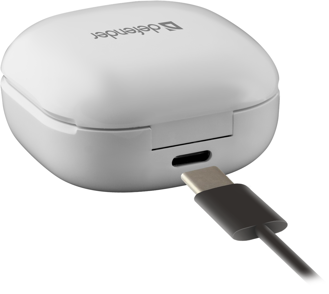фото Навушники TWS Defender Twins 910 White (63910)