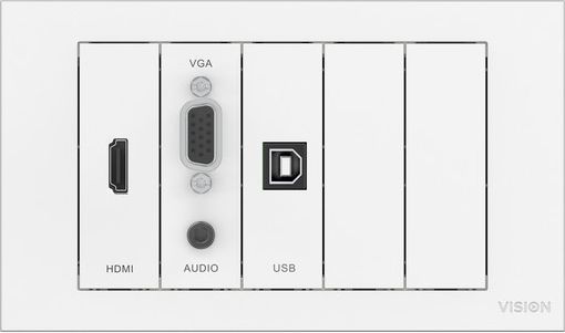 Vision Zestaw modułów VGA + miniJack + HDMI + USB-B (3446594)