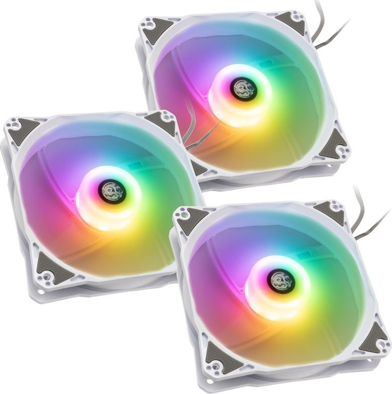 фото Вентилятор BitsPower Notos 120 Digital RGB 3-pack (BPTA-FX1812NTWH-3)