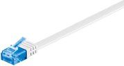 MicroConnect RJ-45/RJ-45 kat.6a U/UTP Biały 0.5m (V-UTP6A005W-FLAT)