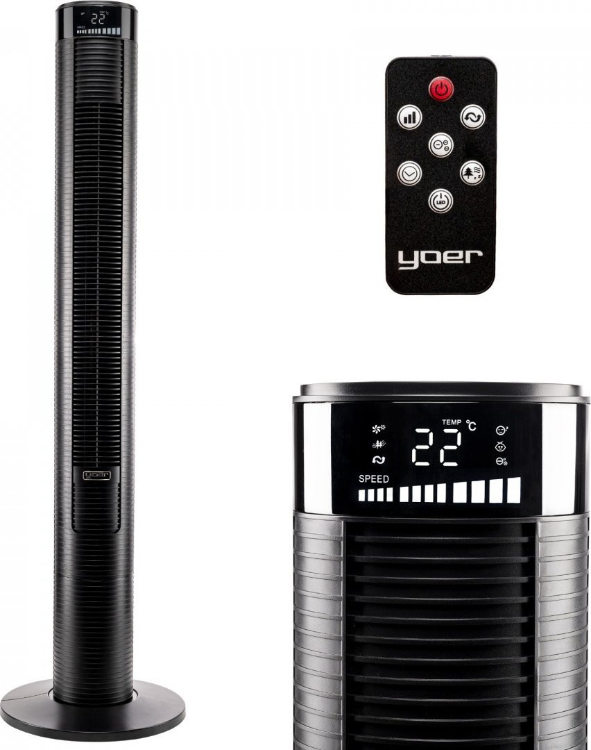 фото Вентилятор колона Yoer Spiro TF03BK