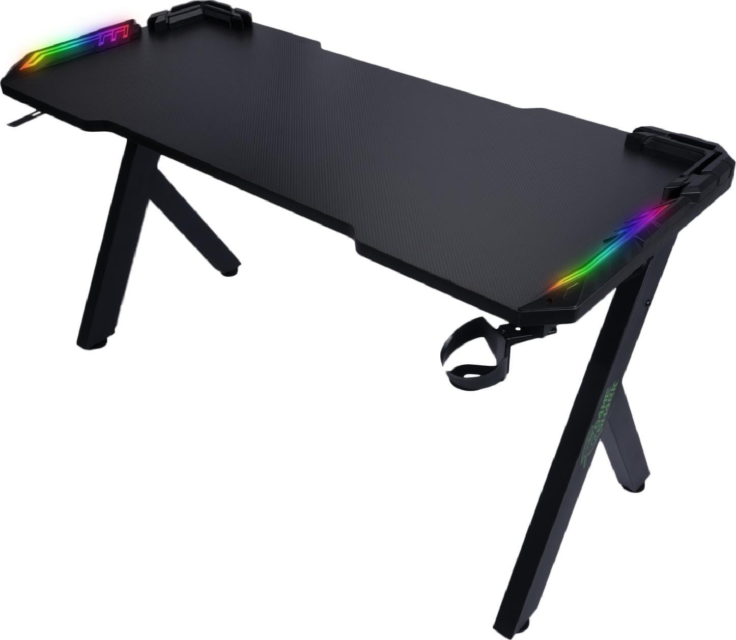 фото Геймерський ігровий стіл GameShark Y-Striker Black