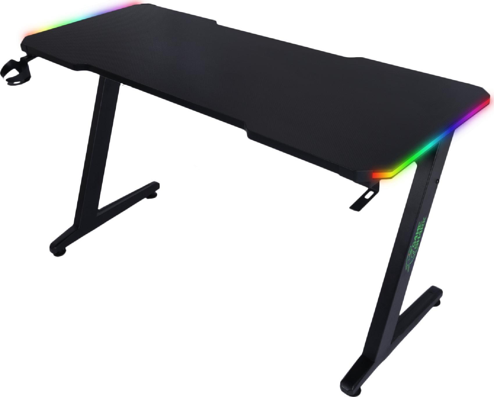 фото Геймерський ігровий стіл GameShark Zeo Black