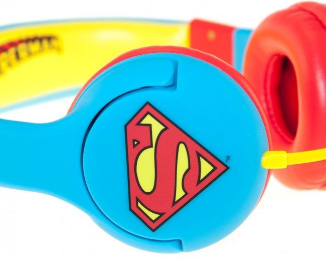 фото Навушники без мікрофону OTL Superman Man of Steel Kids Headphones (DC0262)