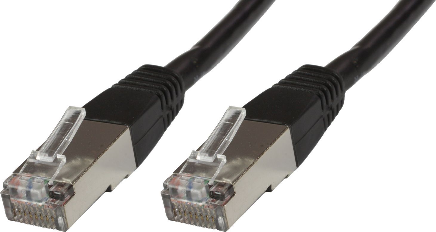 MicroConnect RJ-45/RJ-45 kat.6 F/UTP Czarny 1.5m (STP6015S)