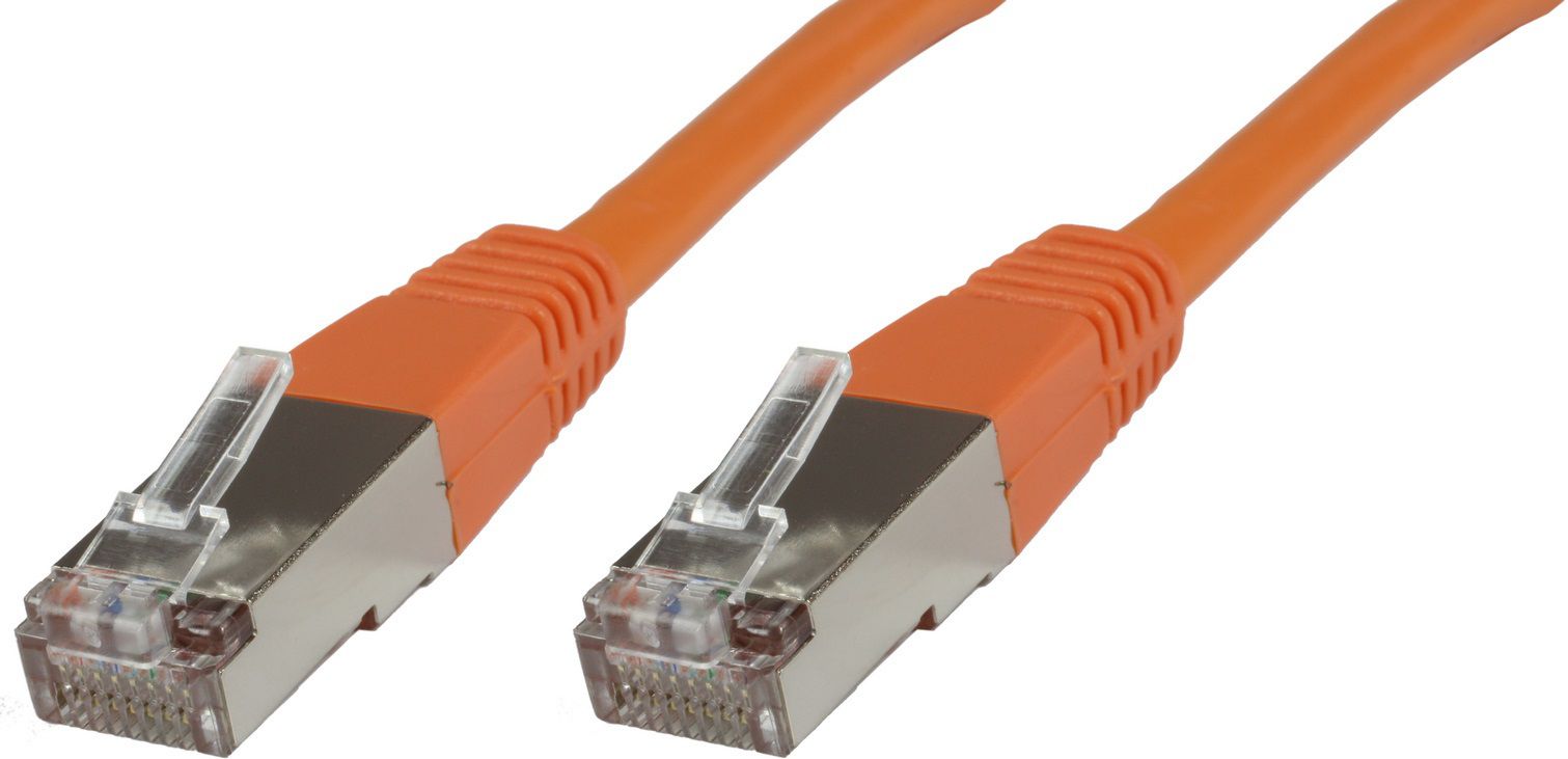MicroConnect RJ-45/RJ-45 kat.6 F/UTP Pomarańczowy 1m (B-FTP601O)