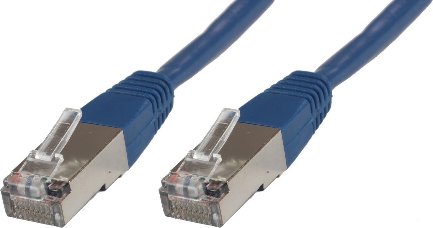 MicroConnect RJ-45/RJ-45 kat.6 F/UTP Niebieski 1.5m (STP6015B)