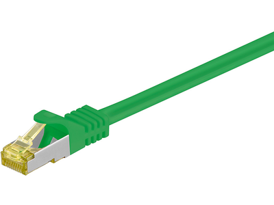 MicroConnect S/FTP CAT7 1m Green LSZH - SFTP701G