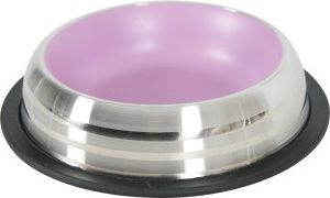 Zolux Miska antypoślizgowa inox Merenda - 1 l różowa